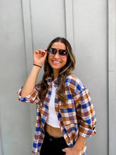 Load image into Gallery viewer, Montana Distressed Plaid Top {5 colors}