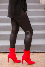 Load image into Gallery viewer, Jess Lea Faux Leather Black Leggings