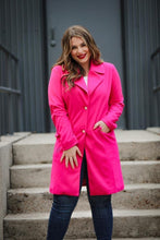 Load image into Gallery viewer, Fashion Week Hot Pink Coat