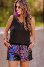 Load image into Gallery viewer, Hot Pink, Mermaid & Confetti Sequin Shorts