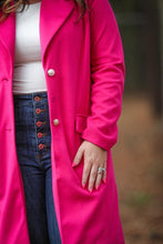 Load image into Gallery viewer, Fashion Week Hot Pink Coat