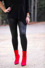 Load image into Gallery viewer, Jess Lea Faux Leather Black Leggings