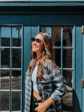 Load image into Gallery viewer, Montana Distressed Plaid Top {5 colors}