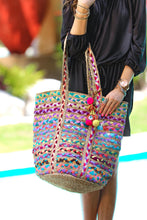 Load image into Gallery viewer, Fiji Handwoven Jute Tote