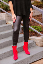 Load image into Gallery viewer, Jess Lea Faux Leather Black Leggings
