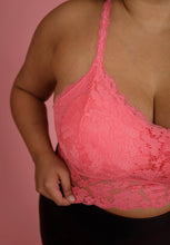 Load image into Gallery viewer, Juliette Lace Bralette in PINK
