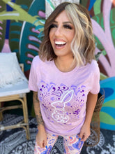 Load image into Gallery viewer, Purple Happy Easter tee

